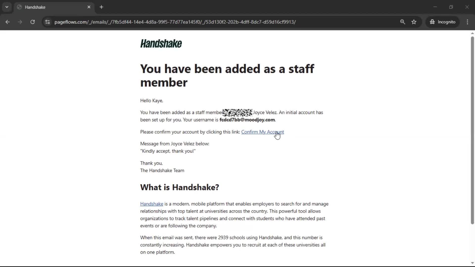 Accepting an invite on Handshake video thumbnail