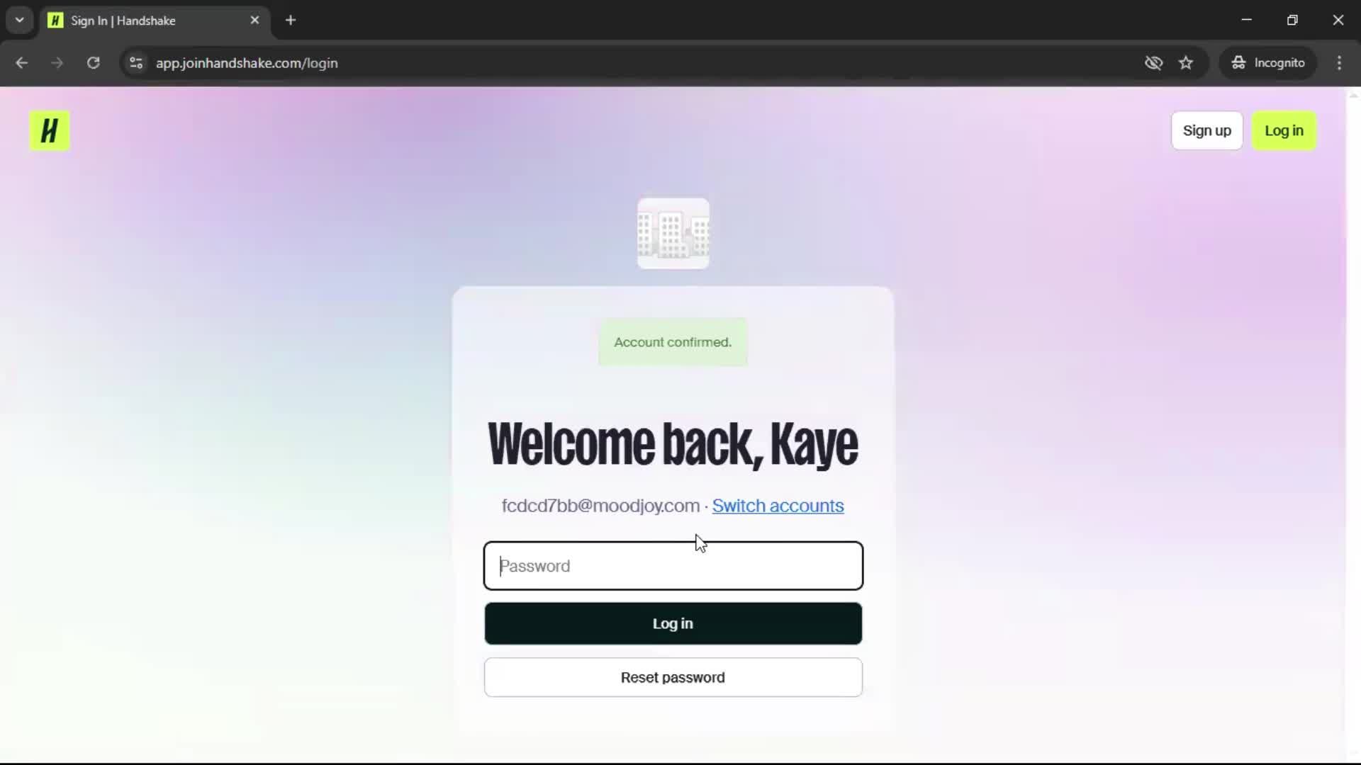 Accepting an invite on Handshake video thumbnail
