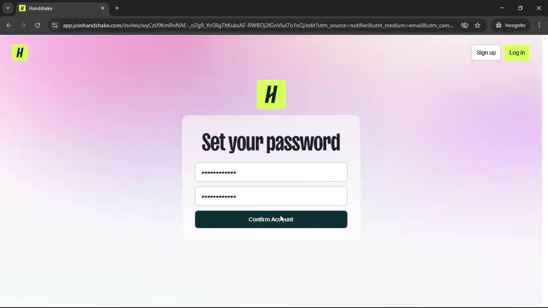 Accepting an invite on Handshake video thumbnail
