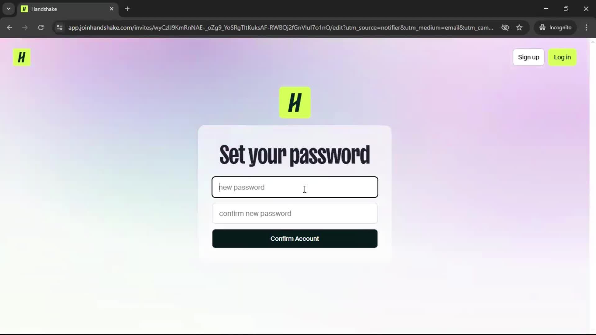 Accepting an invite on Handshake video thumbnail