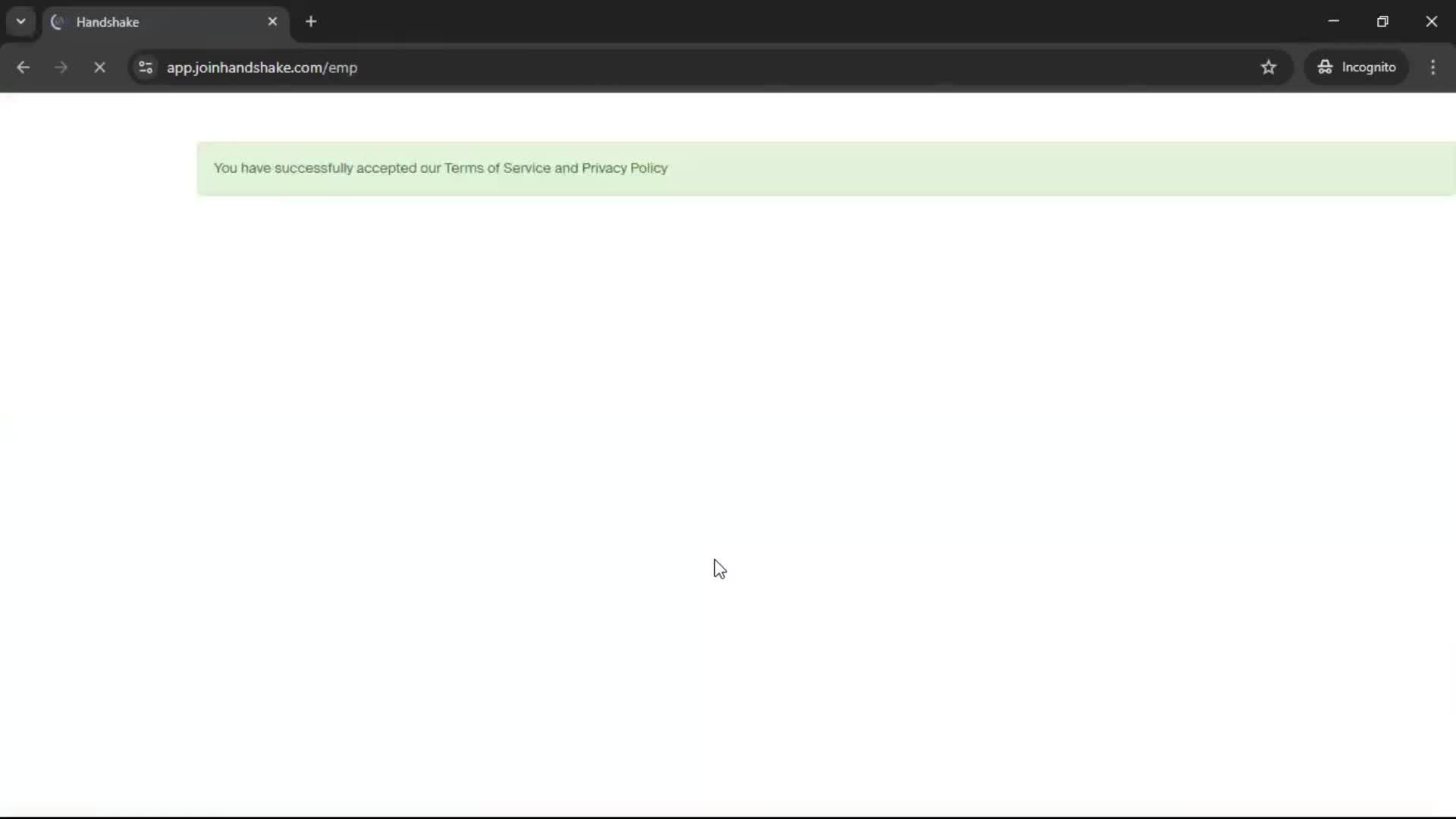 Accepting an invite screenshot
