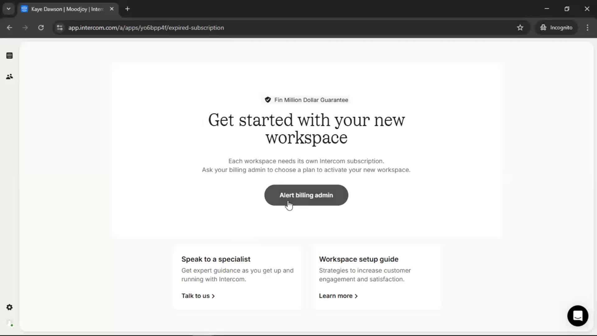 Accepting an invite screenshot