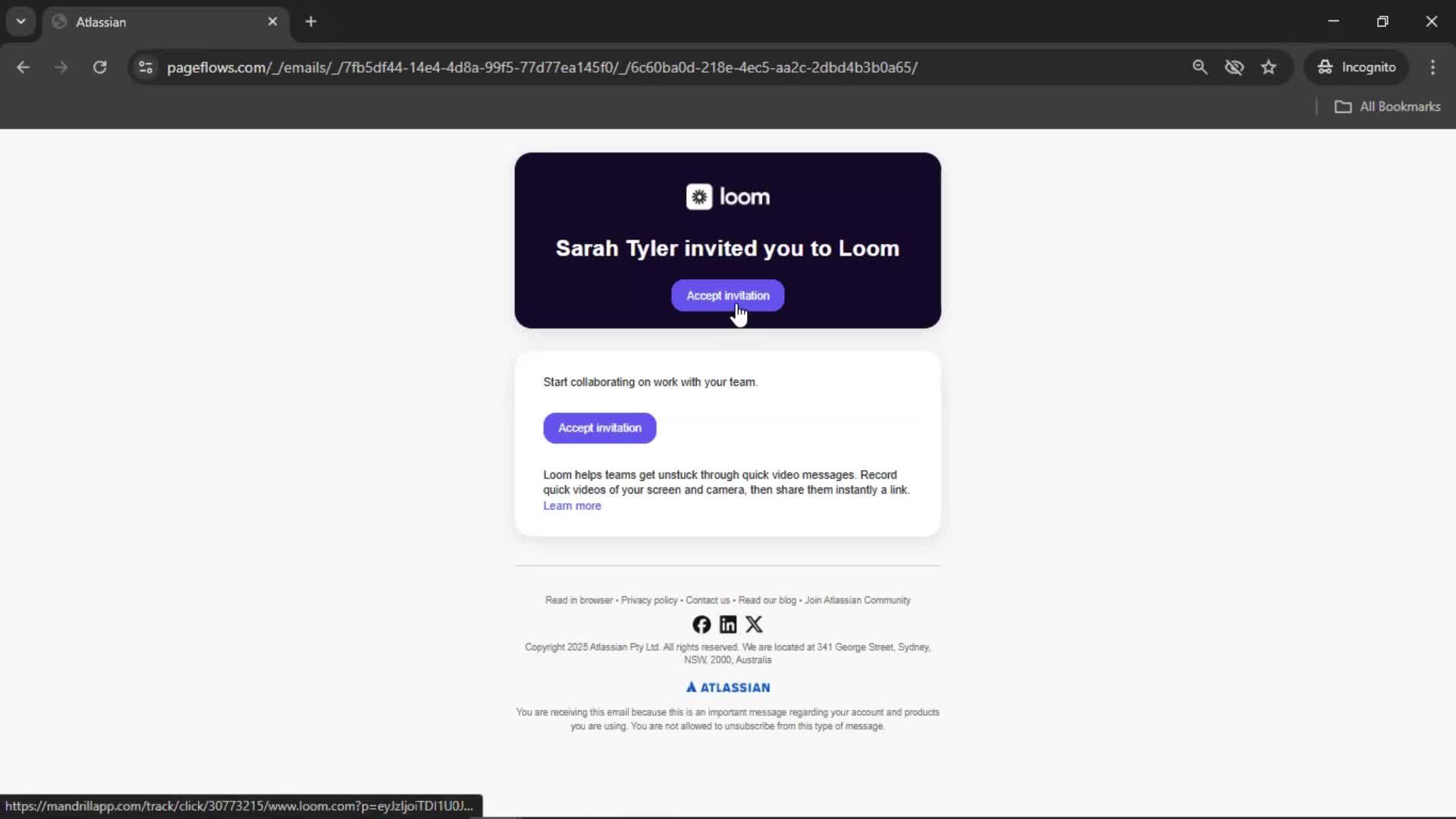 Accepting an invite on Loom video thumbnail