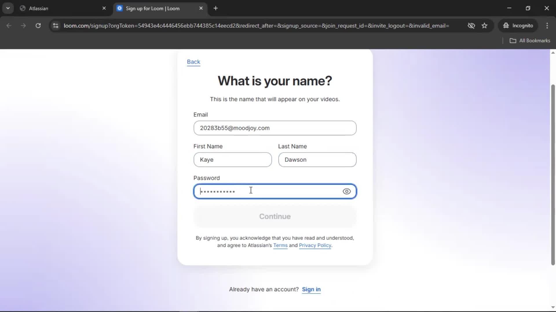 Accepting an invite on Loom video thumbnail