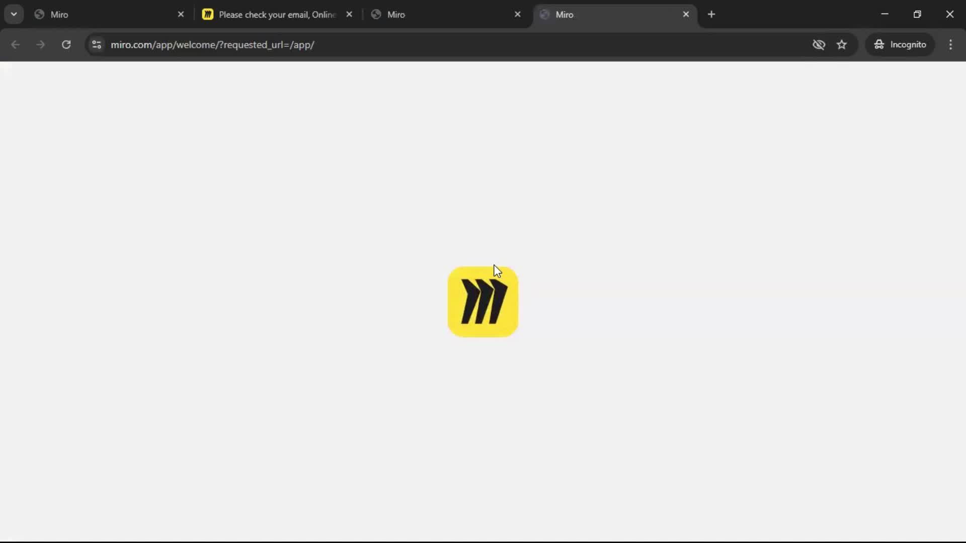 Accepting an invite screenshot