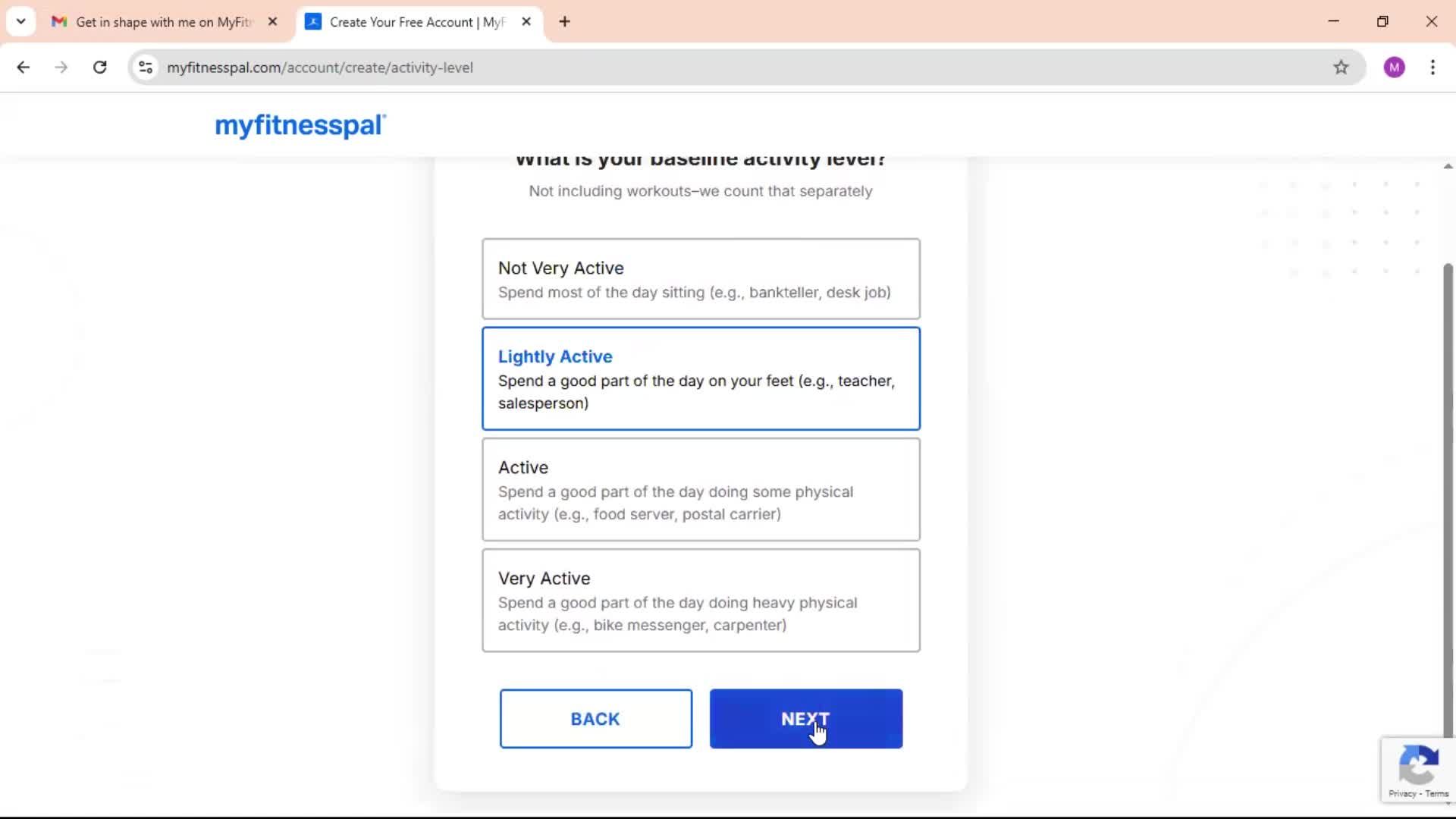 Accepting an invite screenshot