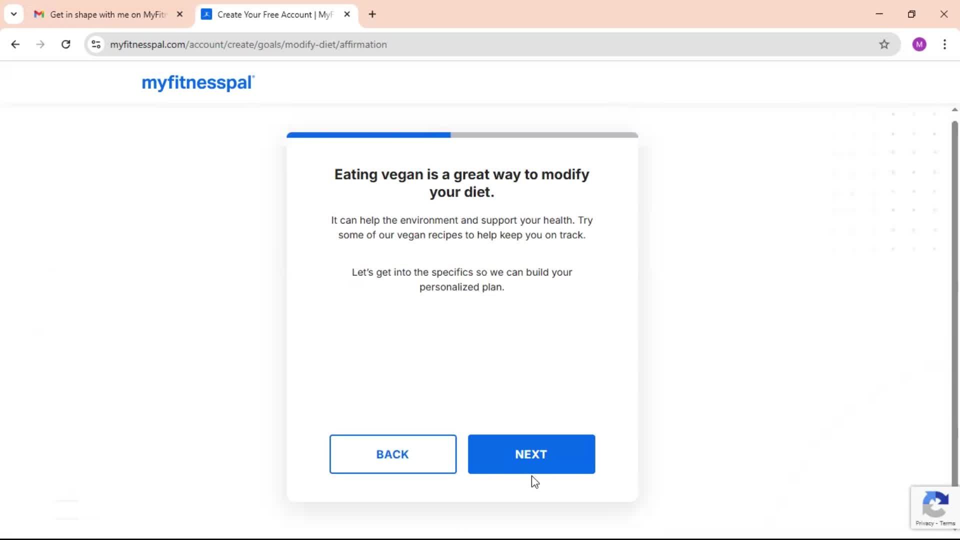 Accepting an invite screenshot