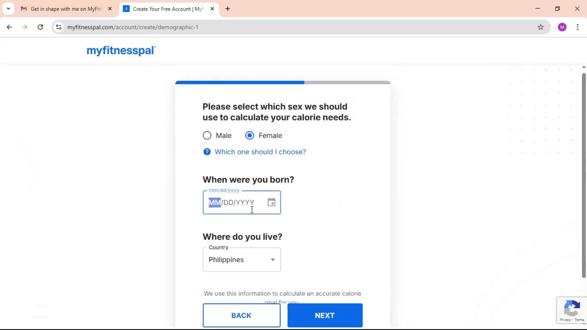 Accepting an invite screenshot