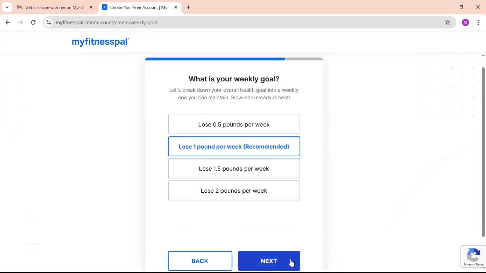 Accepting an invite screenshot