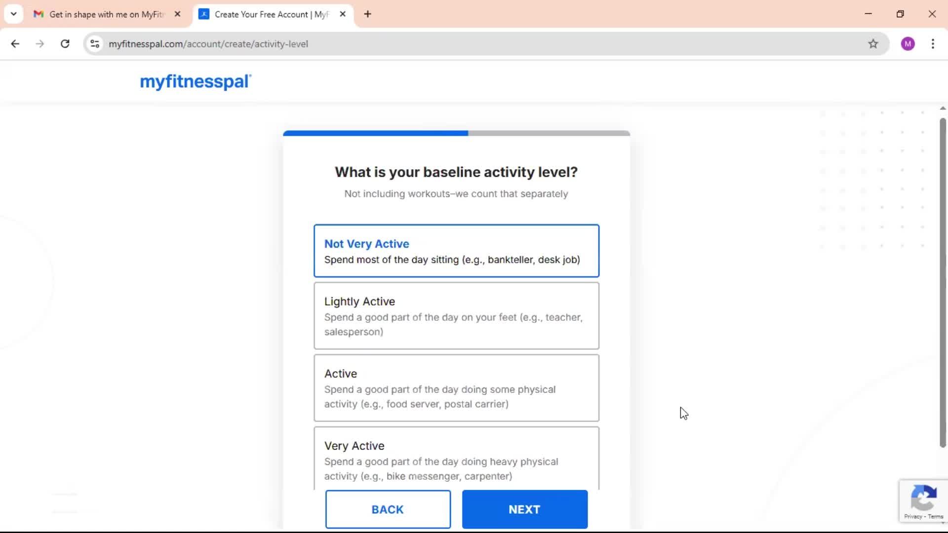Accepting an invite screenshot