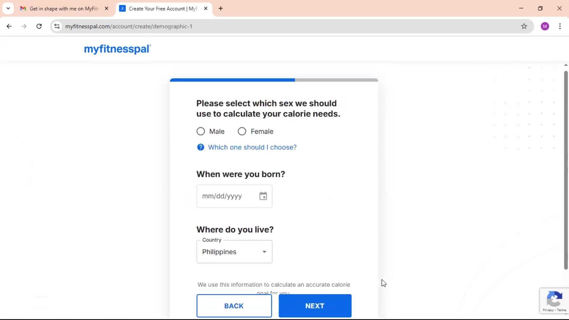 Accepting an invite screenshot