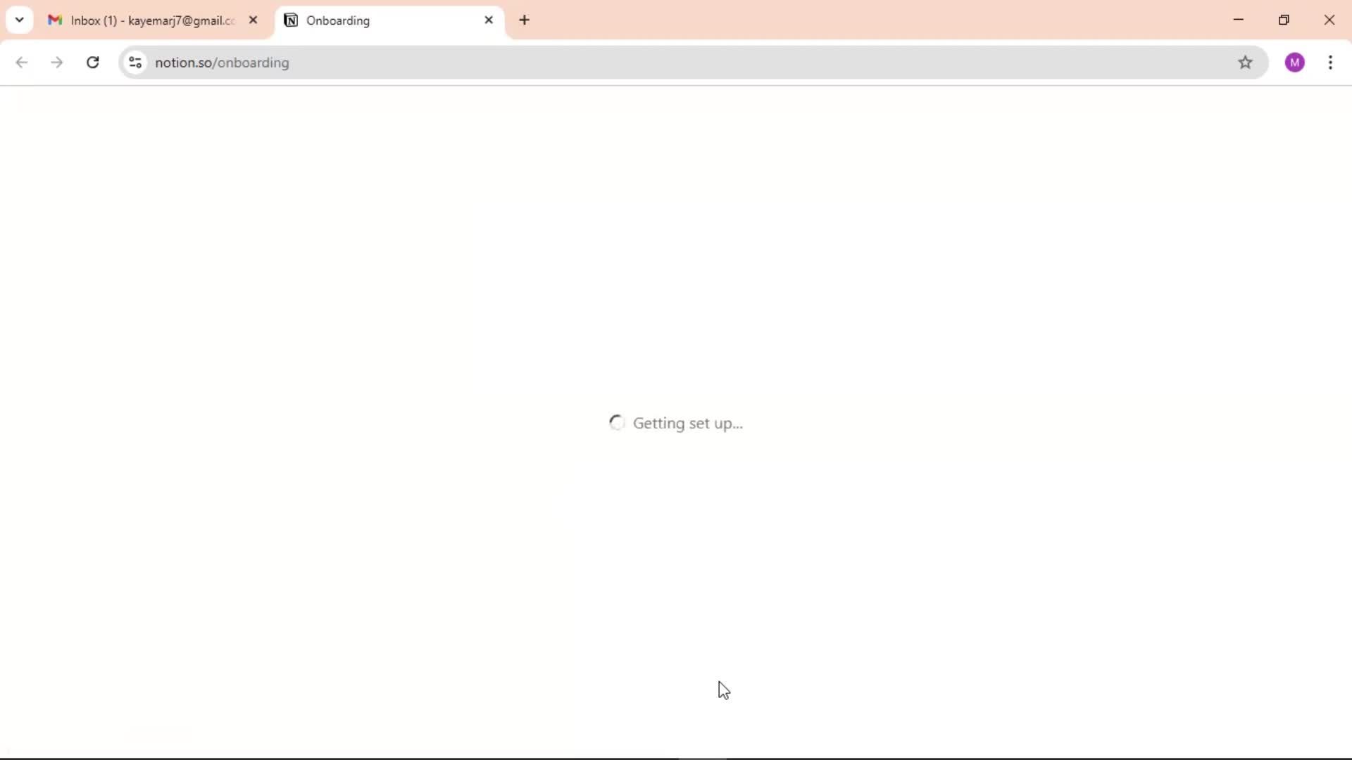 Accepting an invite screenshot