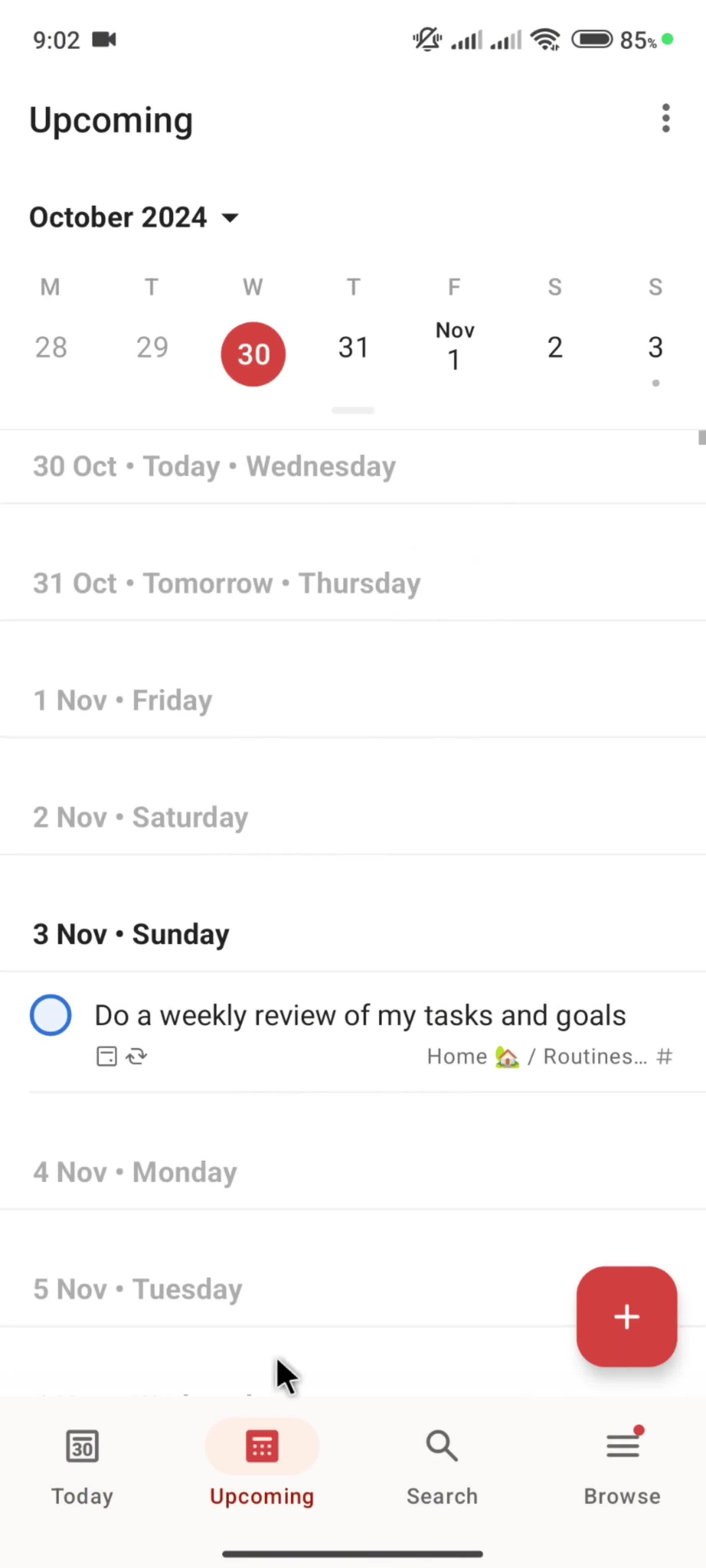 Accepting an invite screenshot