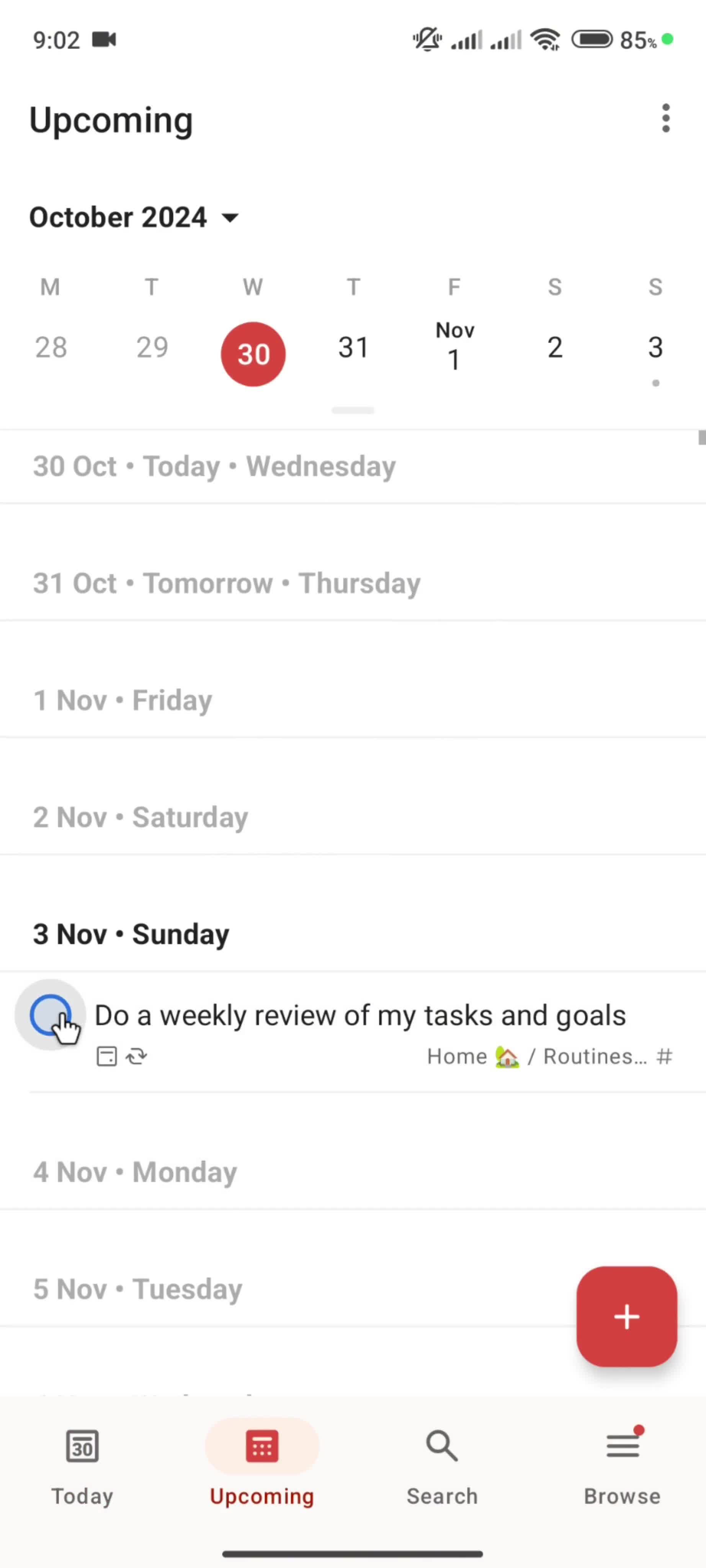 Accepting an invite screenshot