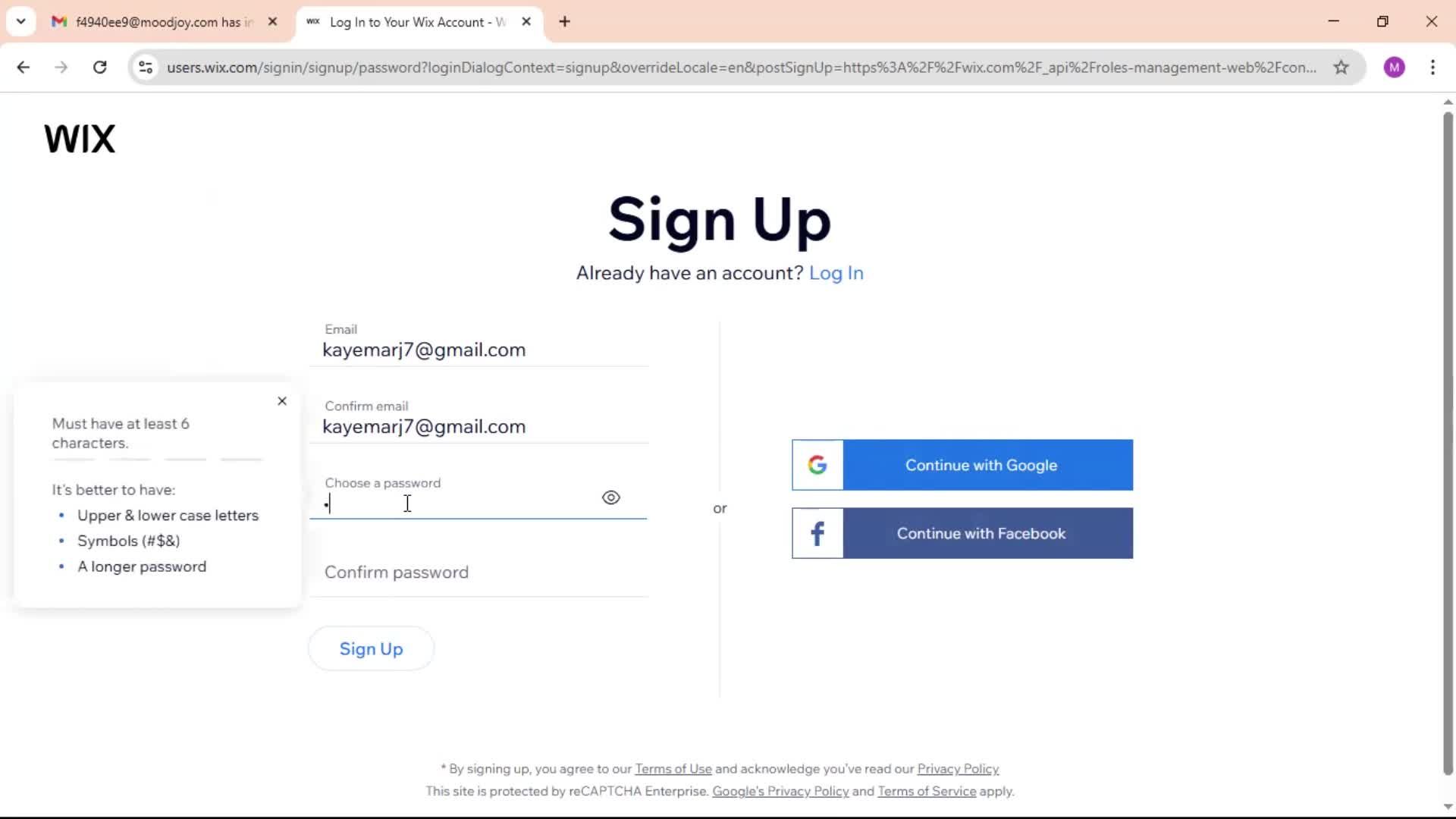 Accepting an invite screenshot