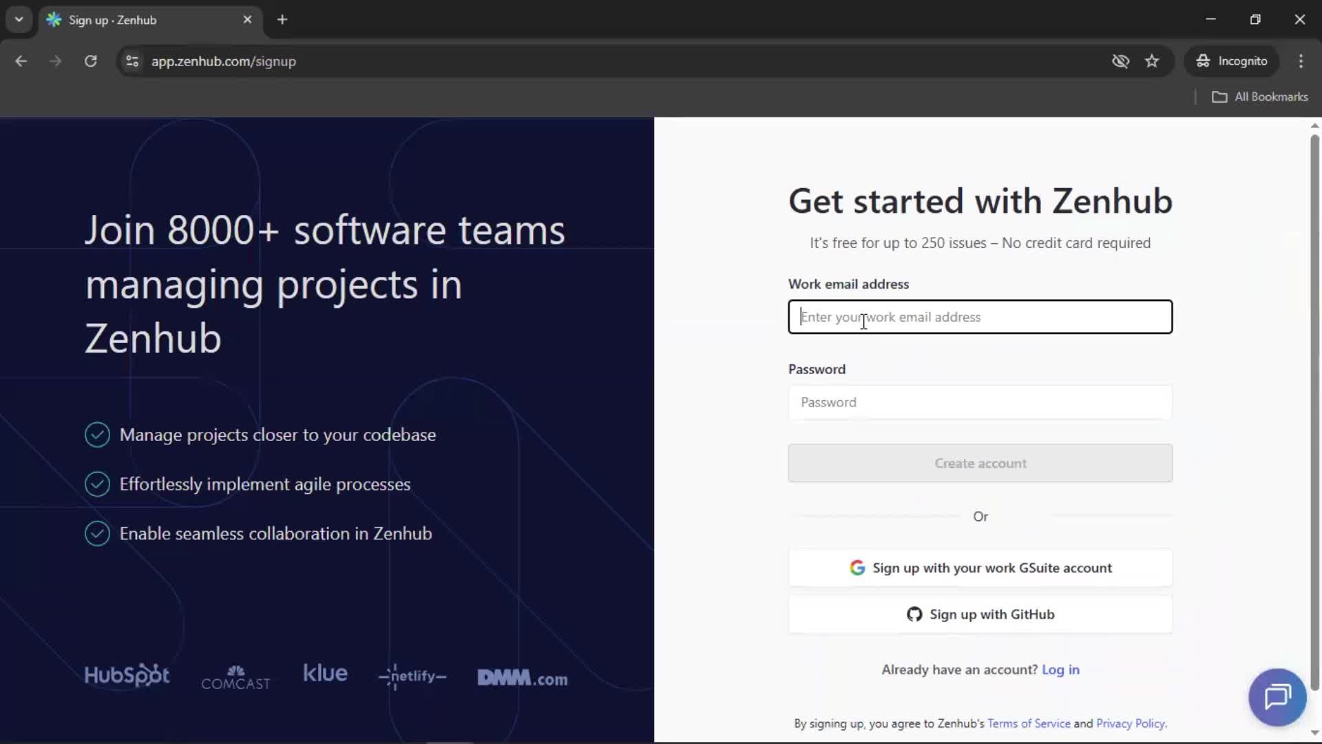 Accepting an invite screenshot