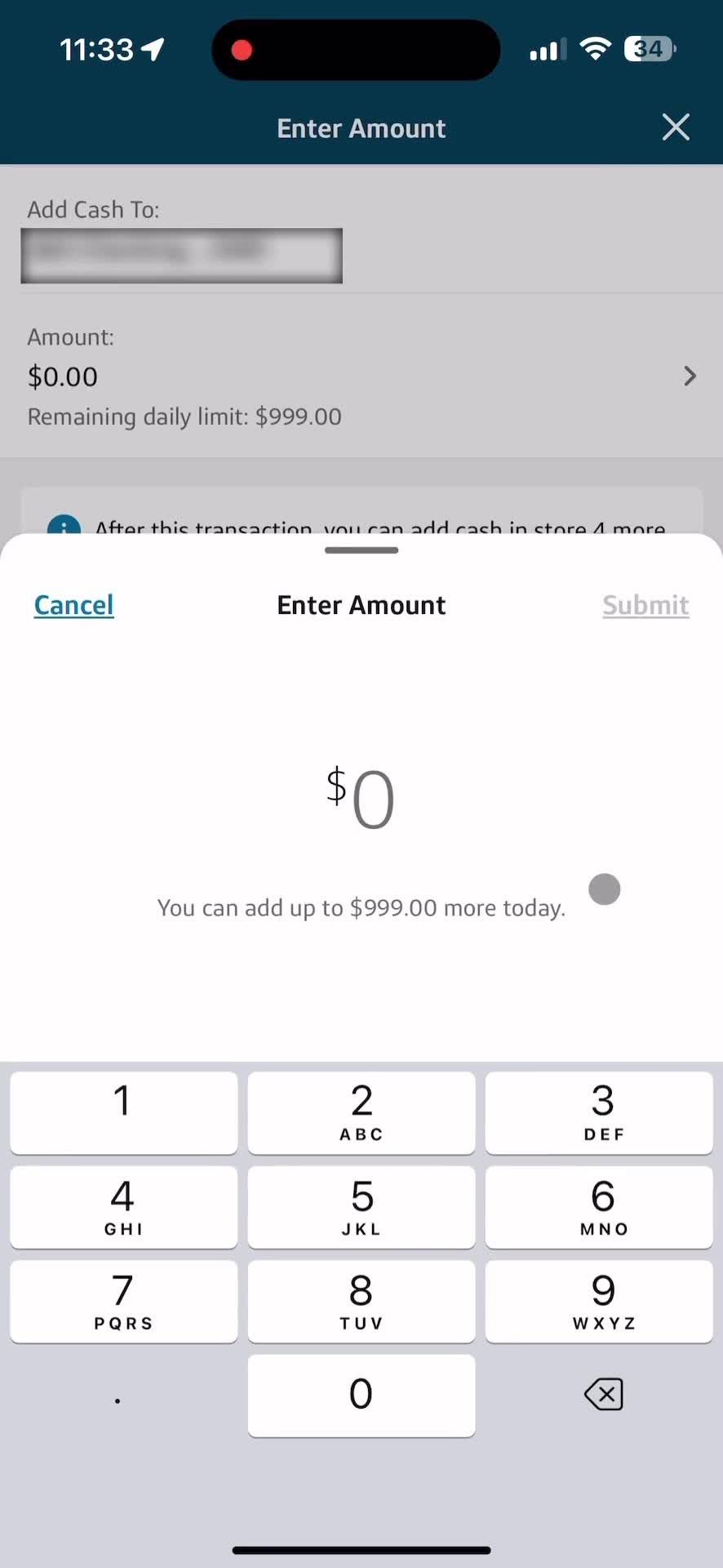 Adding cash in store on Capital One video thumbnail