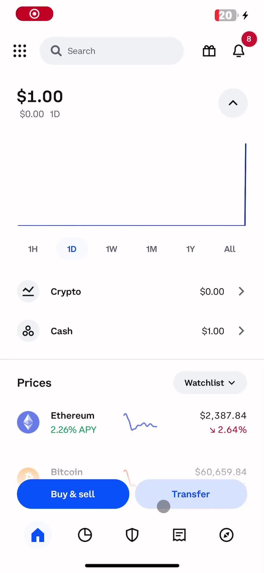 Adding cash on Coinbase video thumbnail