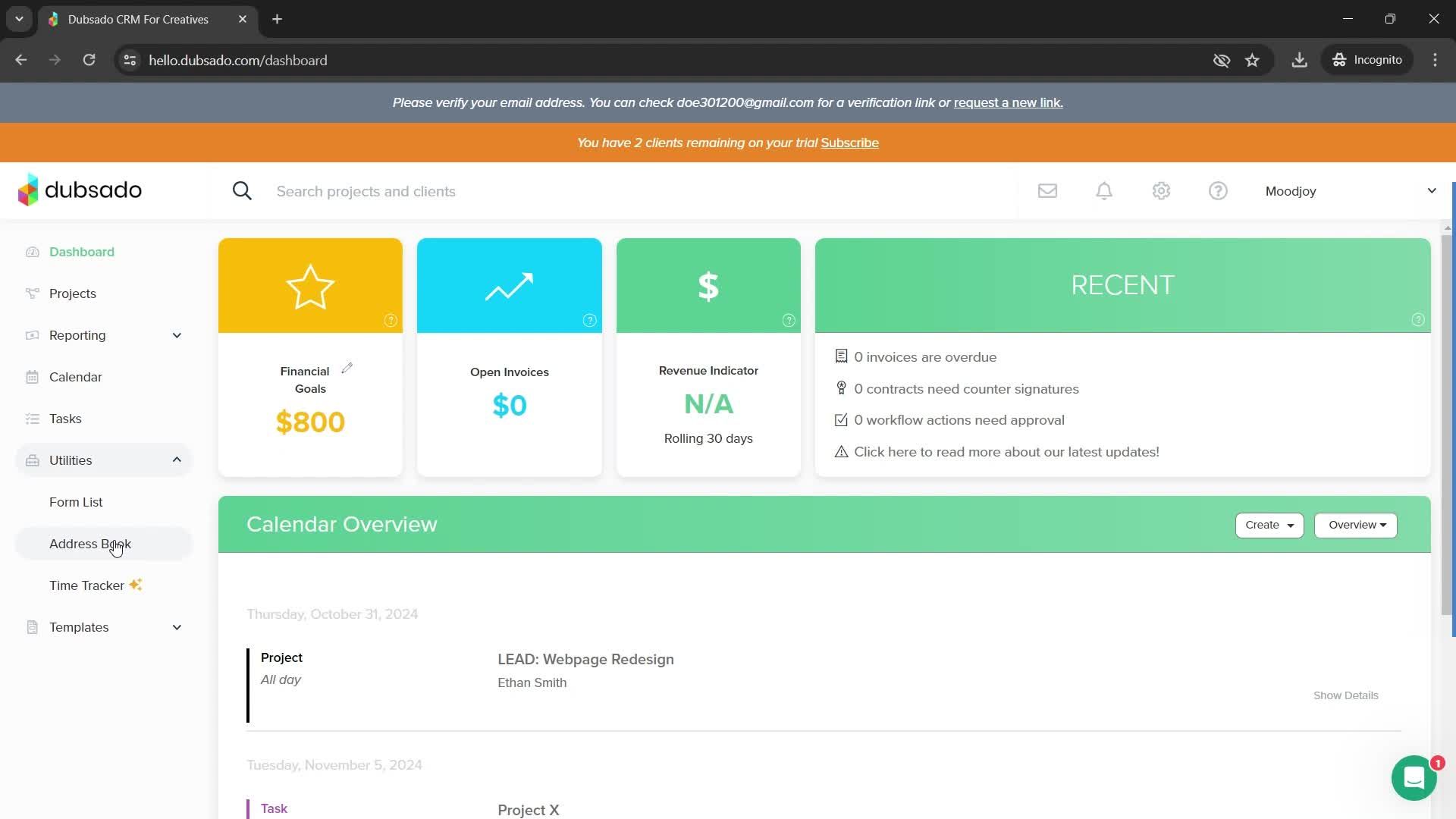 Adding a client screenshot