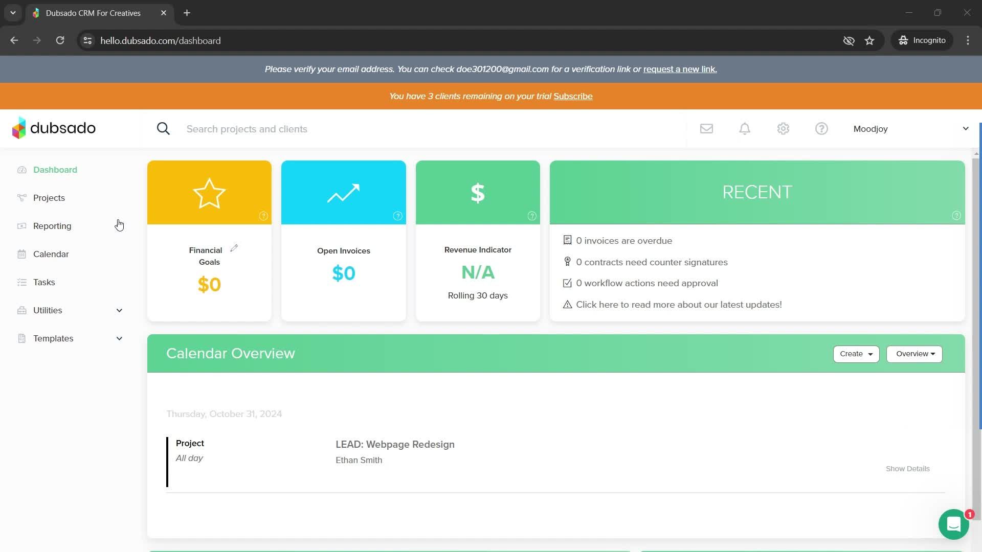 Adding income screenshot