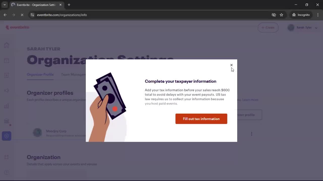 Adding a role screenshot