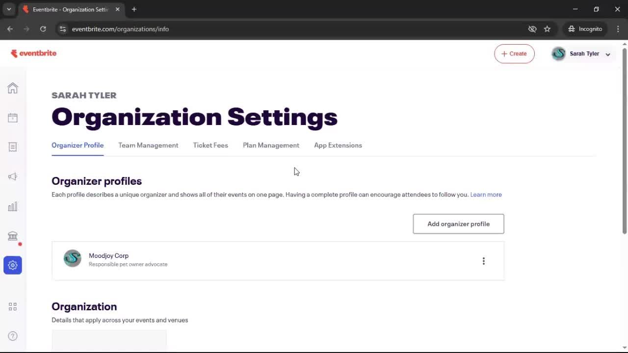 Adding a role screenshot