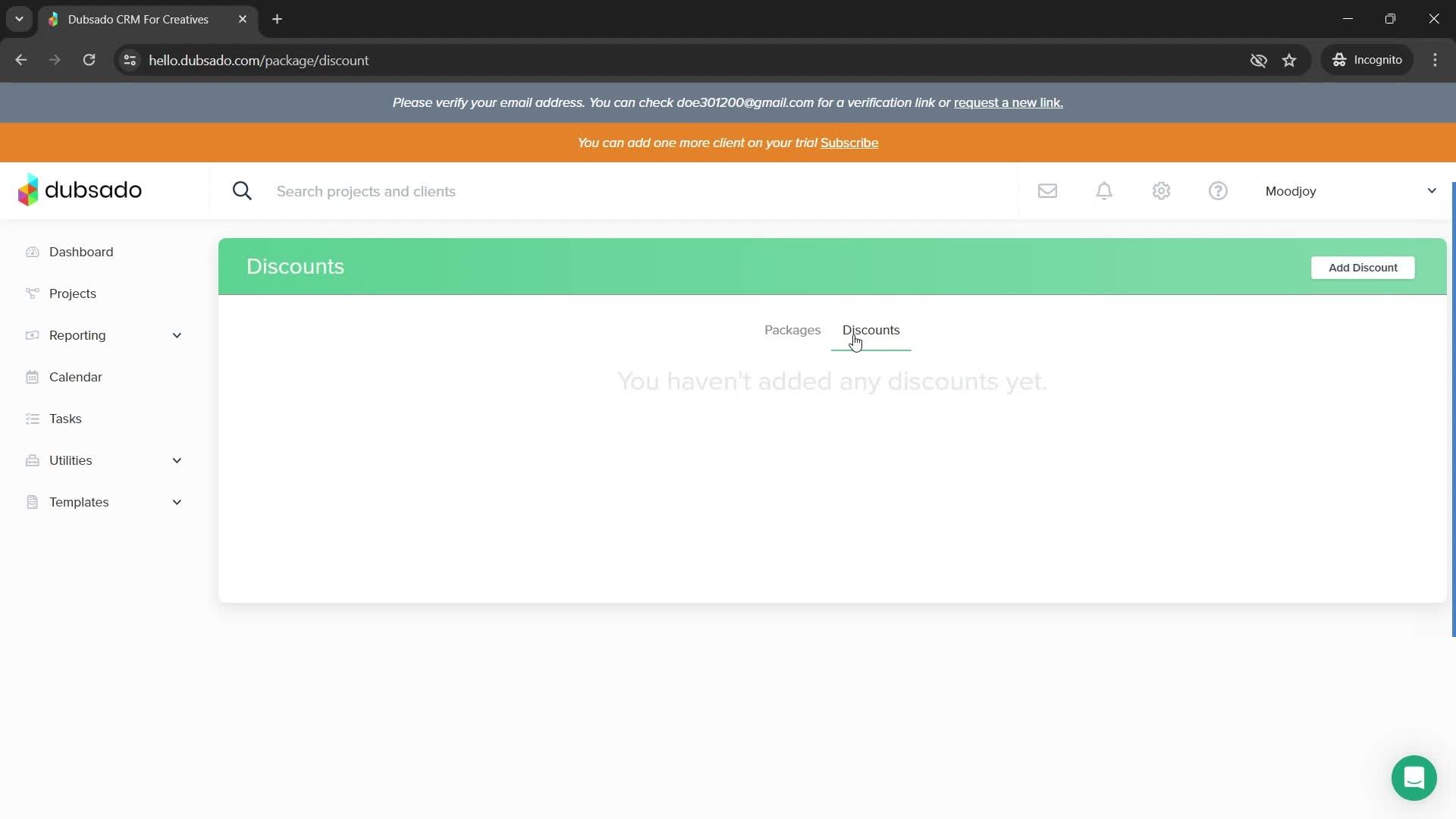 Adding a package screenshot