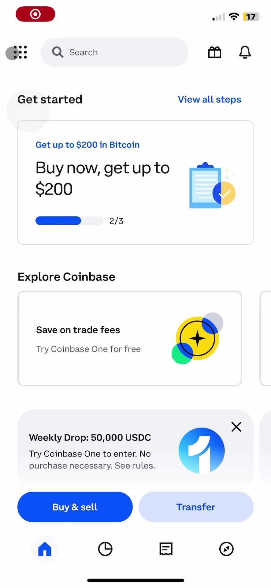 Adding a payment method on Coinbase video thumbnail