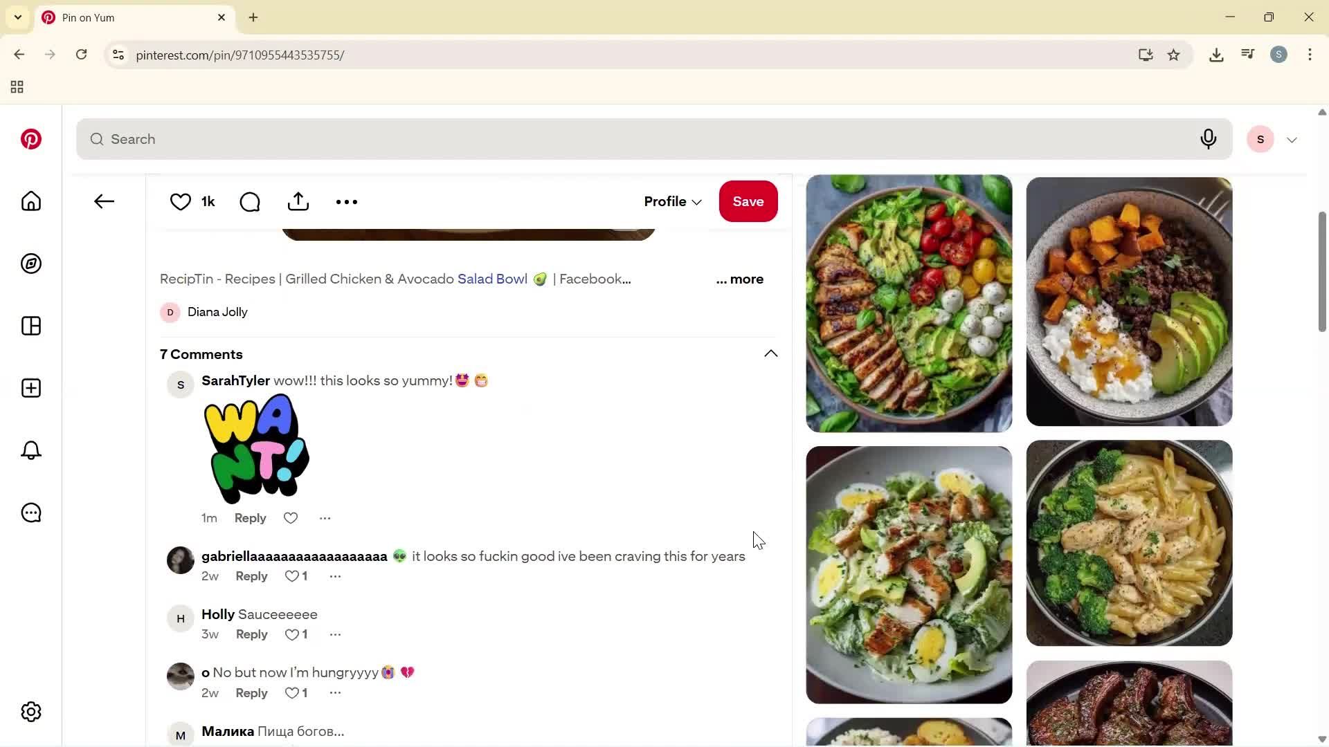 Adding comments screenshot