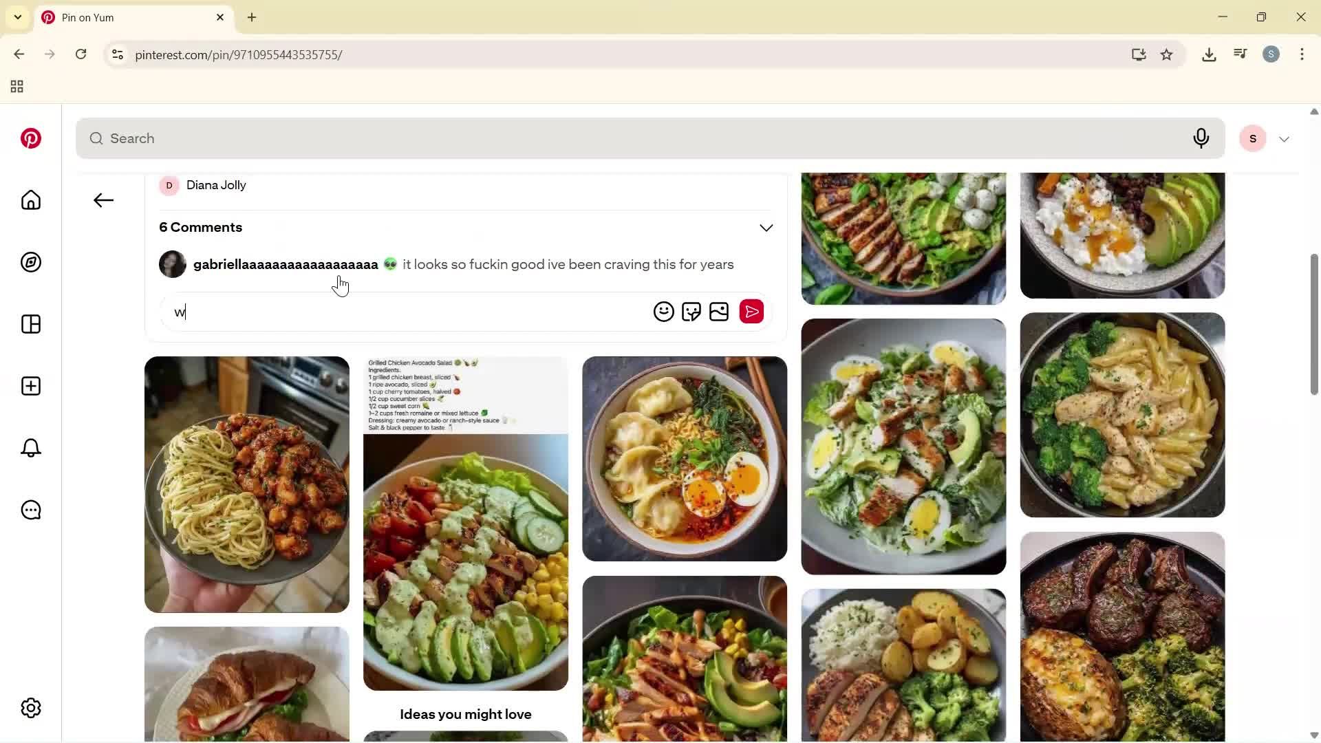 Adding comments screenshot