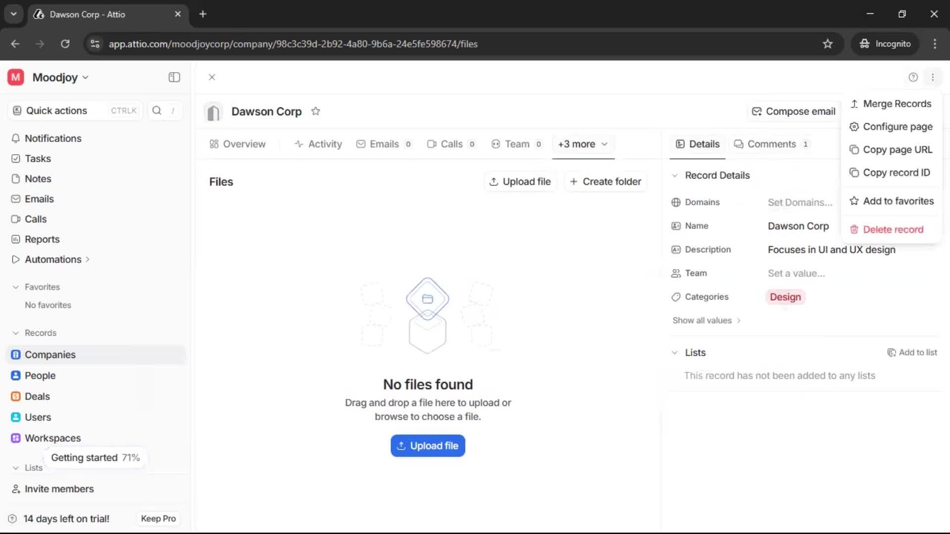 Adding a company on Attio video thumbnail
