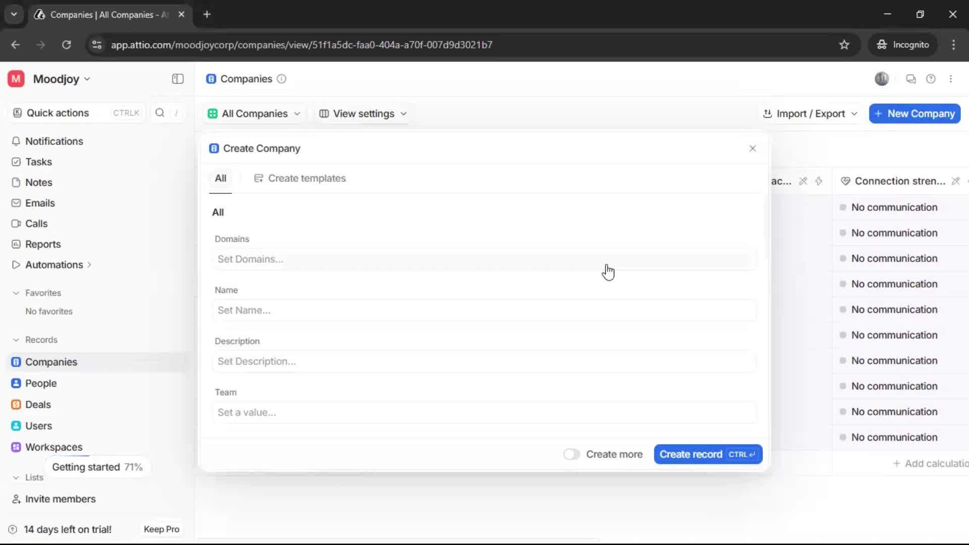 Adding a company on Attio video thumbnail
