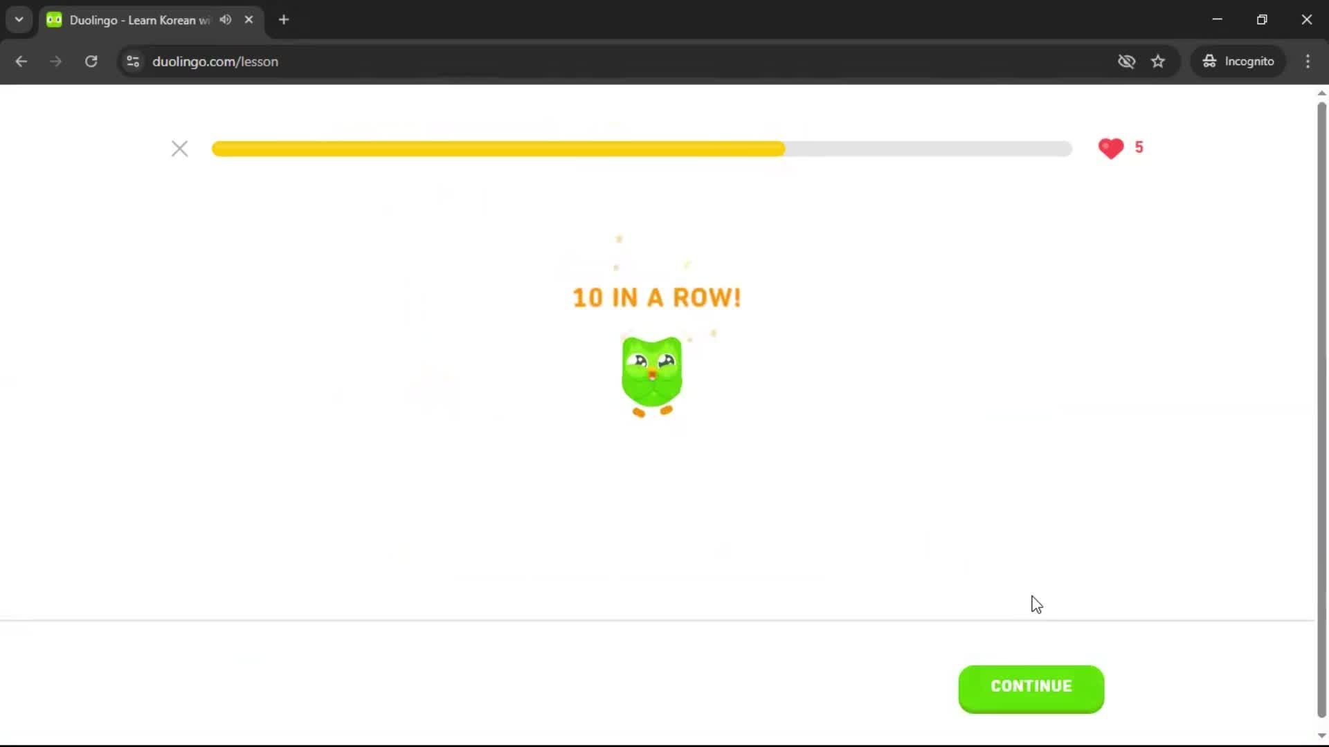 Adding a course screenshot