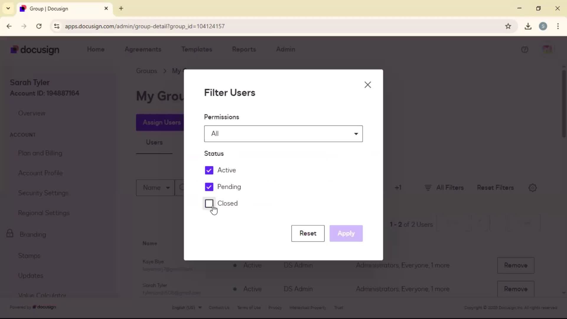 Creating a group on Docusign video thumbnail