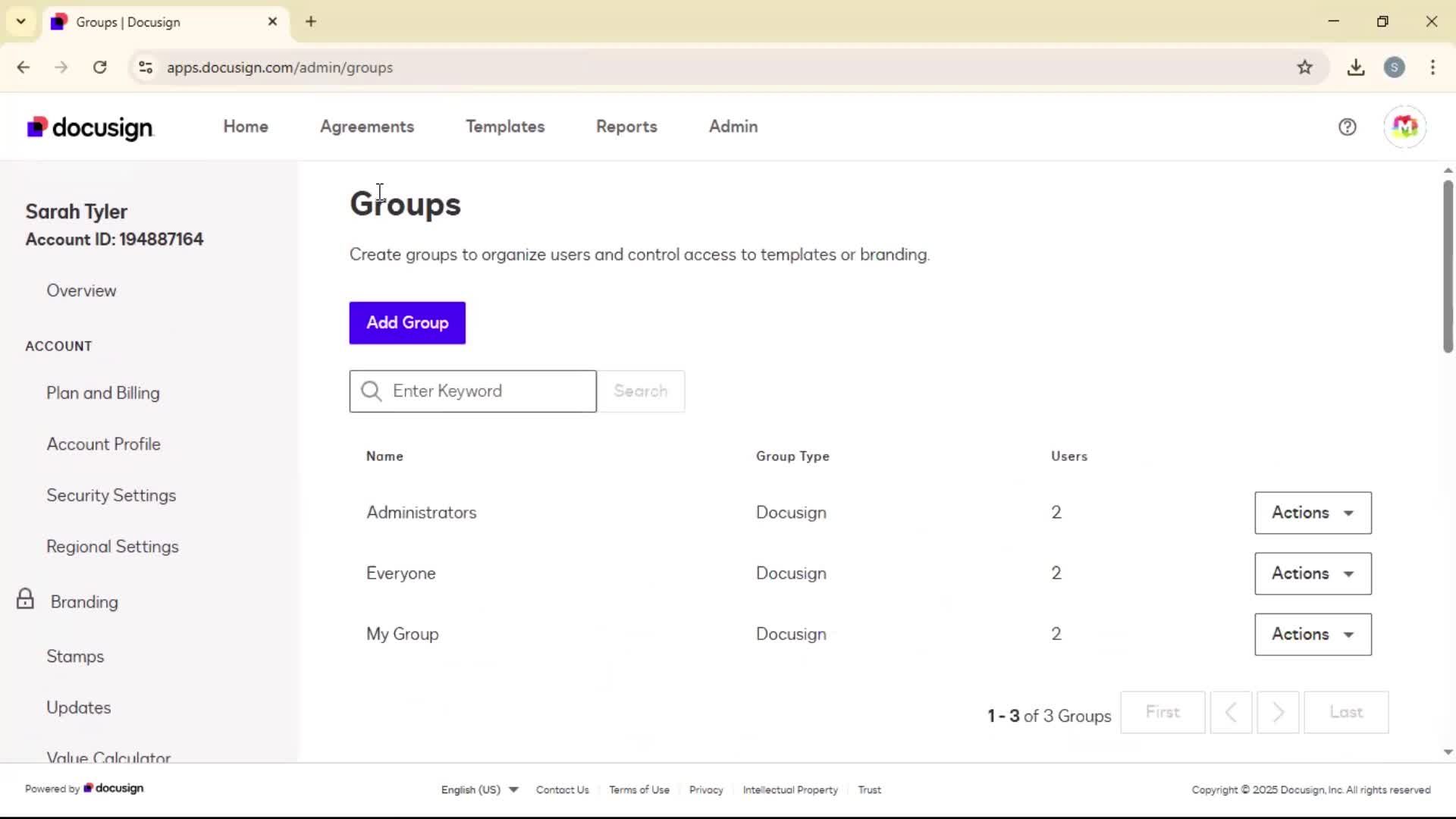 Creating a group on Docusign video thumbnail