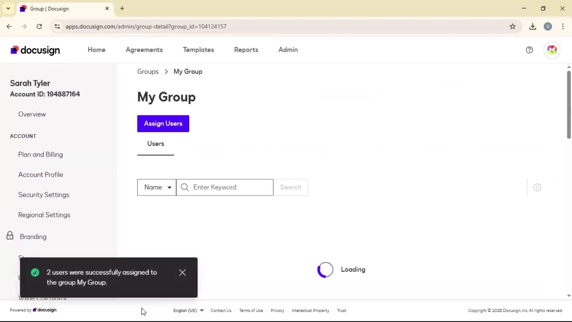 Creating a group on Docusign video thumbnail