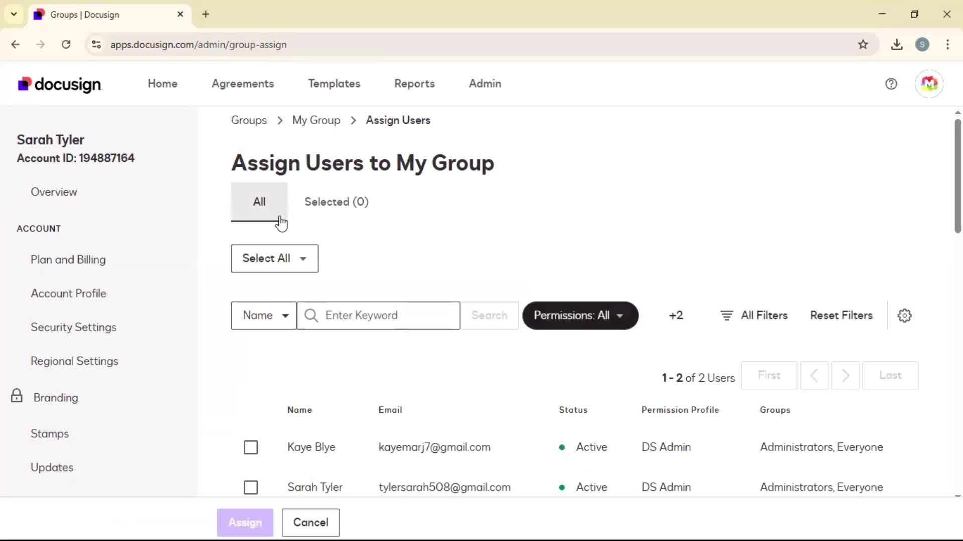 Creating a group on Docusign video thumbnail