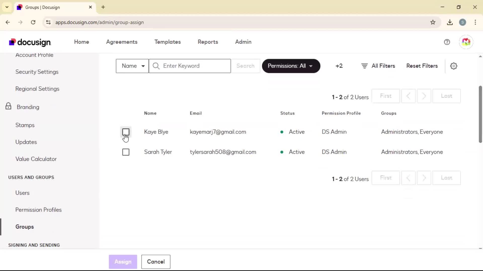 Creating a group on Docusign video thumbnail