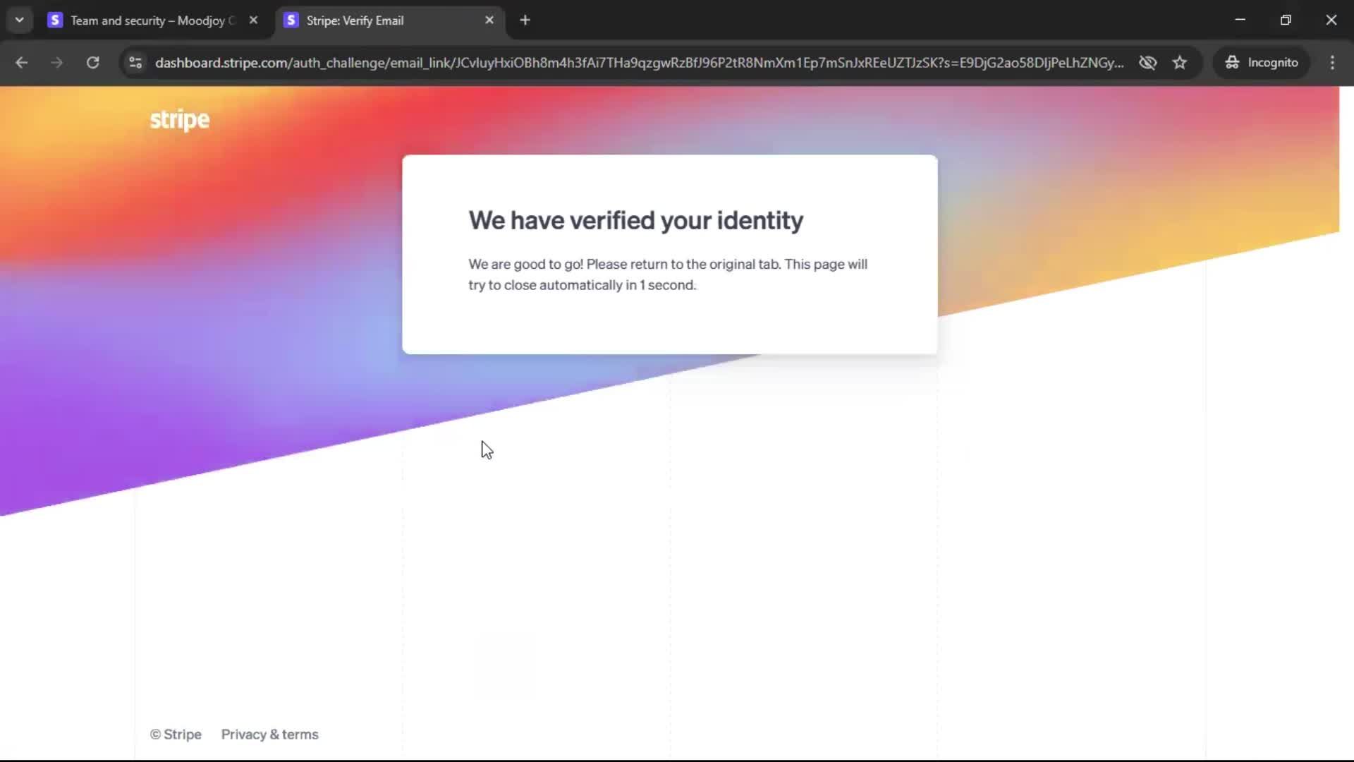 Adding a member screenshot