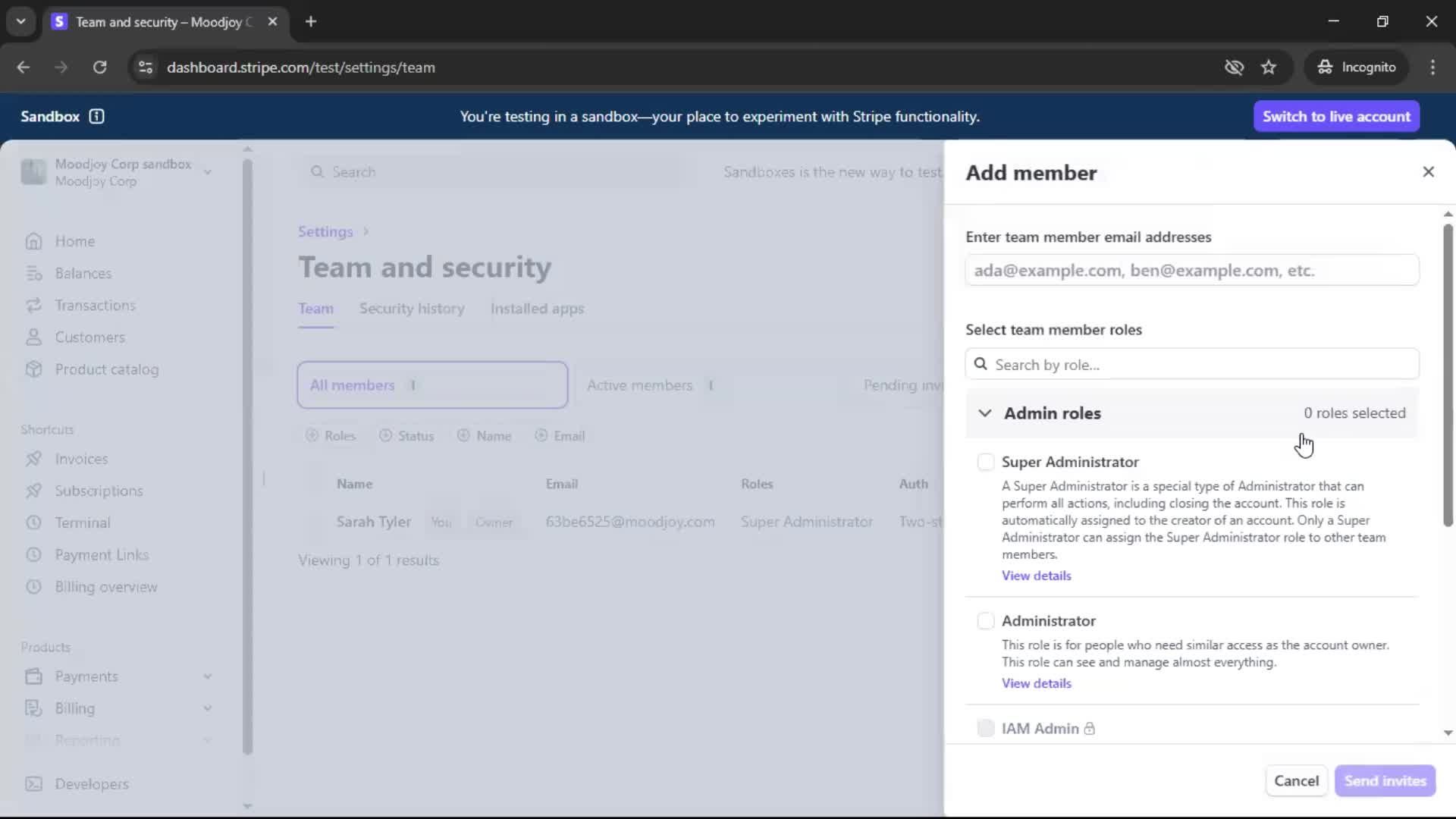 Adding a member on Stripe video thumbnail