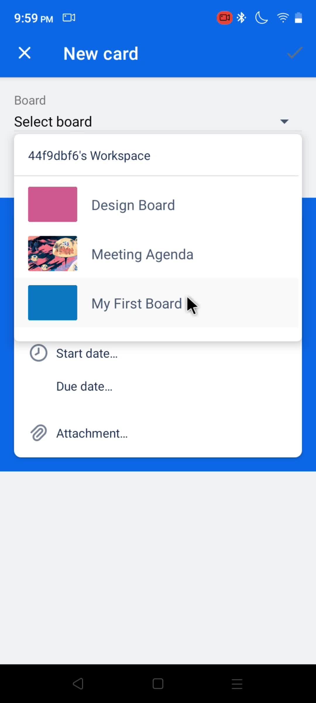 Adding a new card on Trello video thumbnail