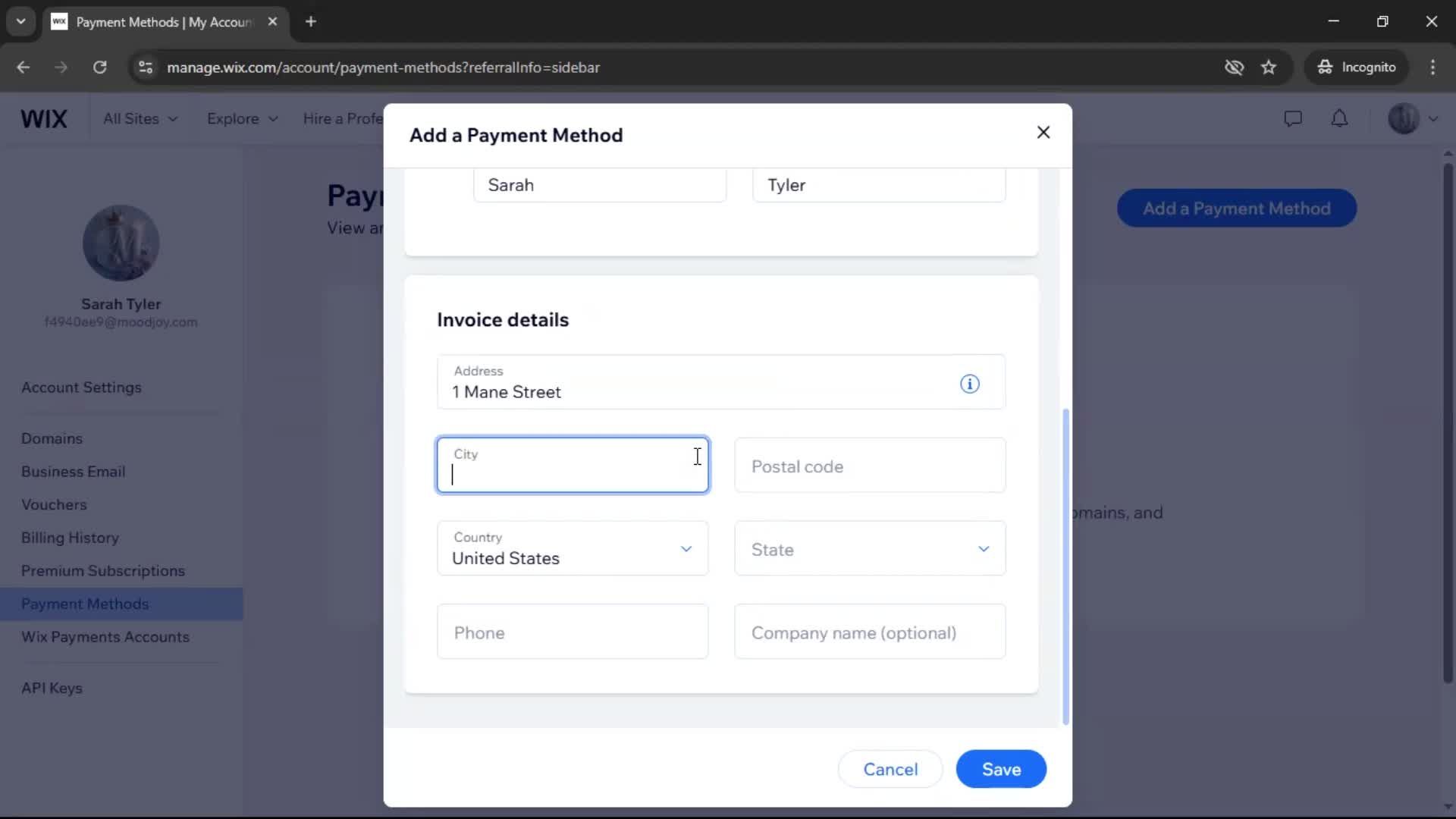 Adding a payment method on Wix video thumbnail