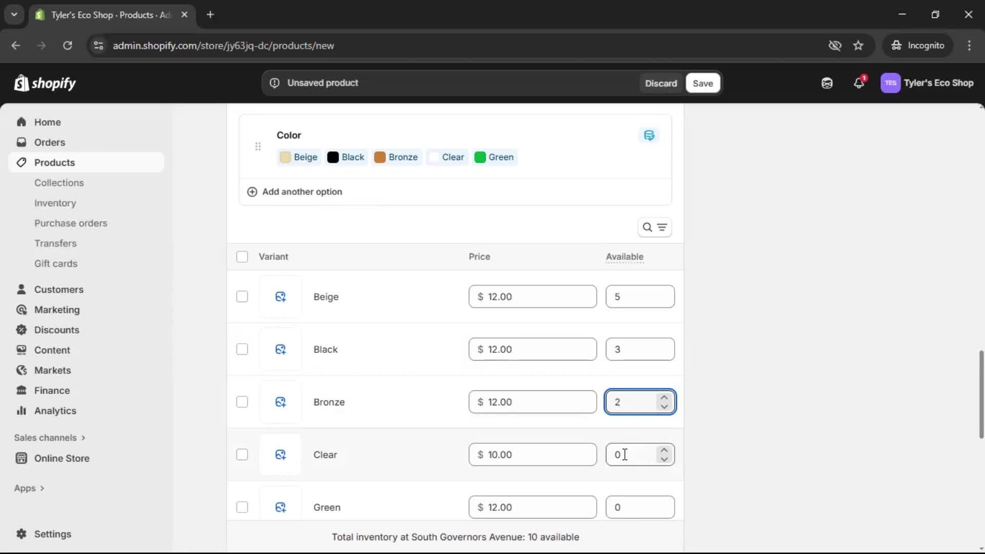 Adding a product screenshot