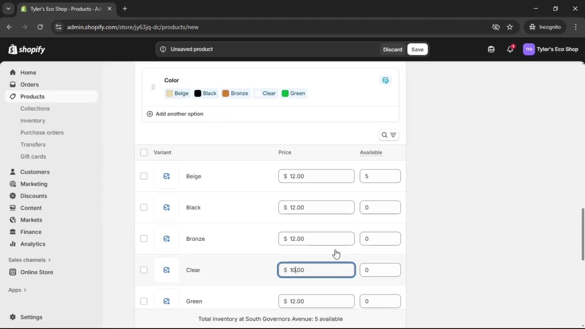 Adding a product screenshot