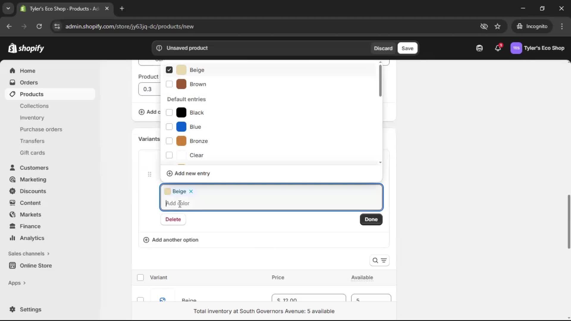 Adding a product screenshot