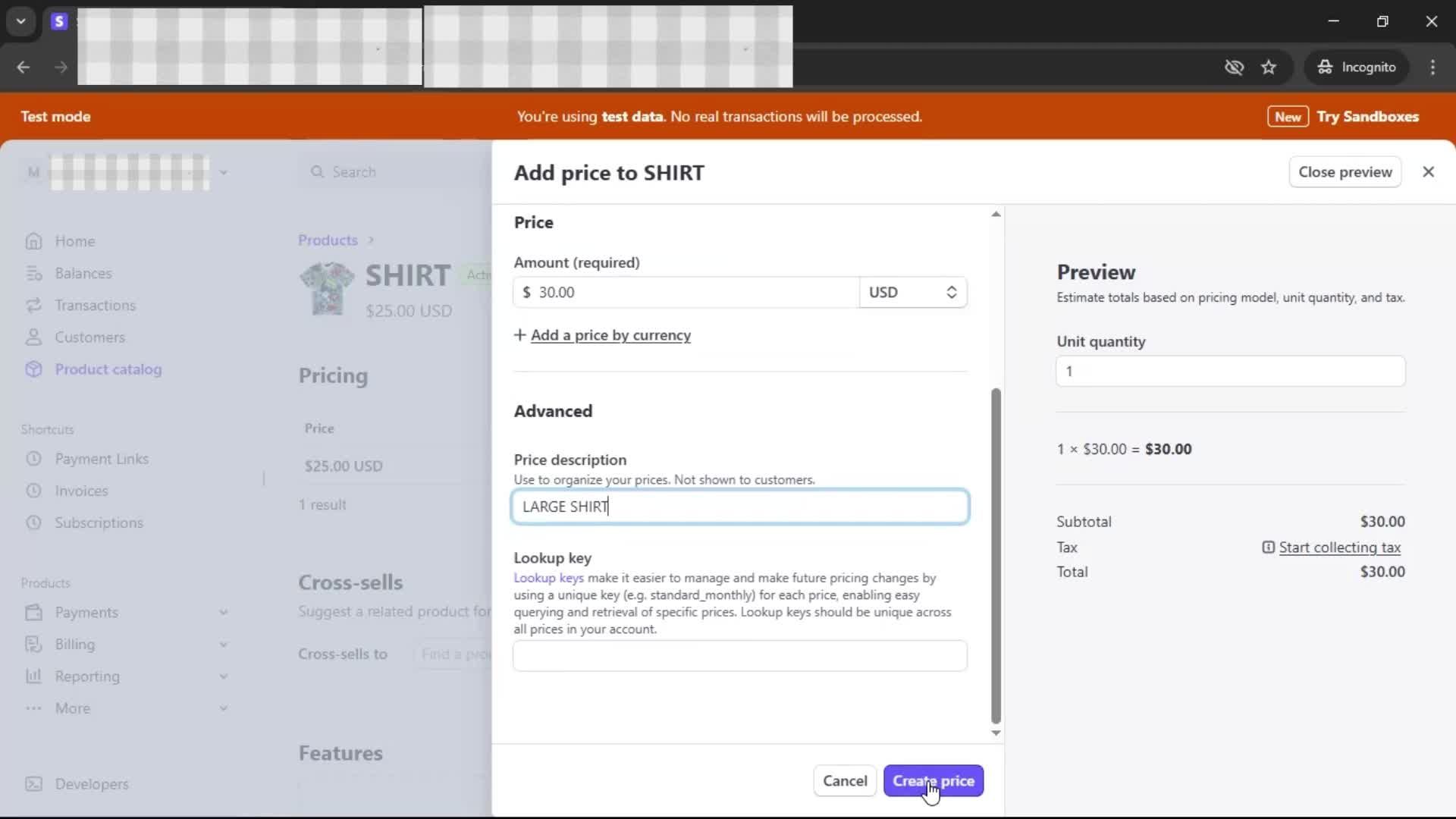 Adding a product screenshot