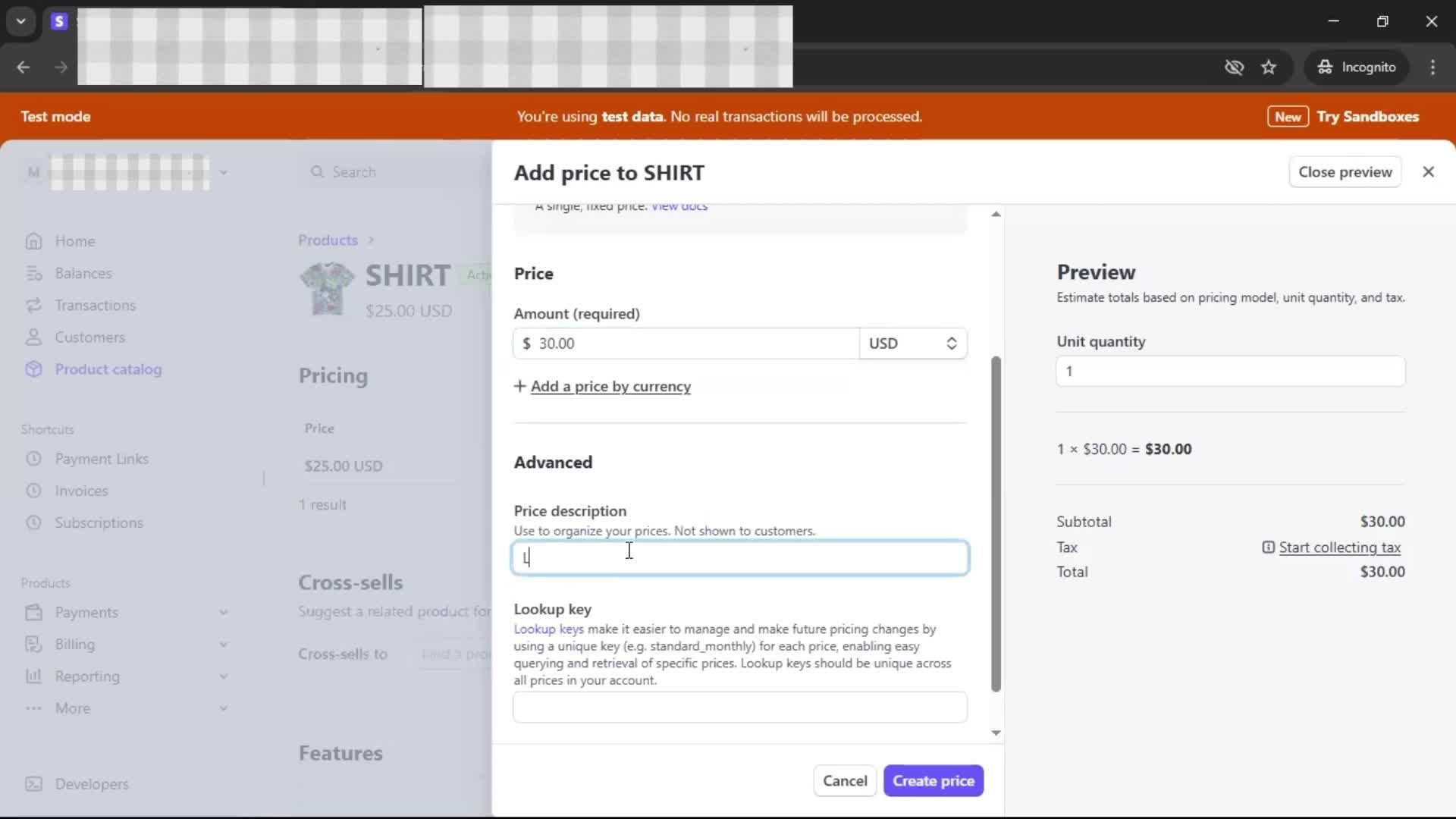 Adding a product screenshot