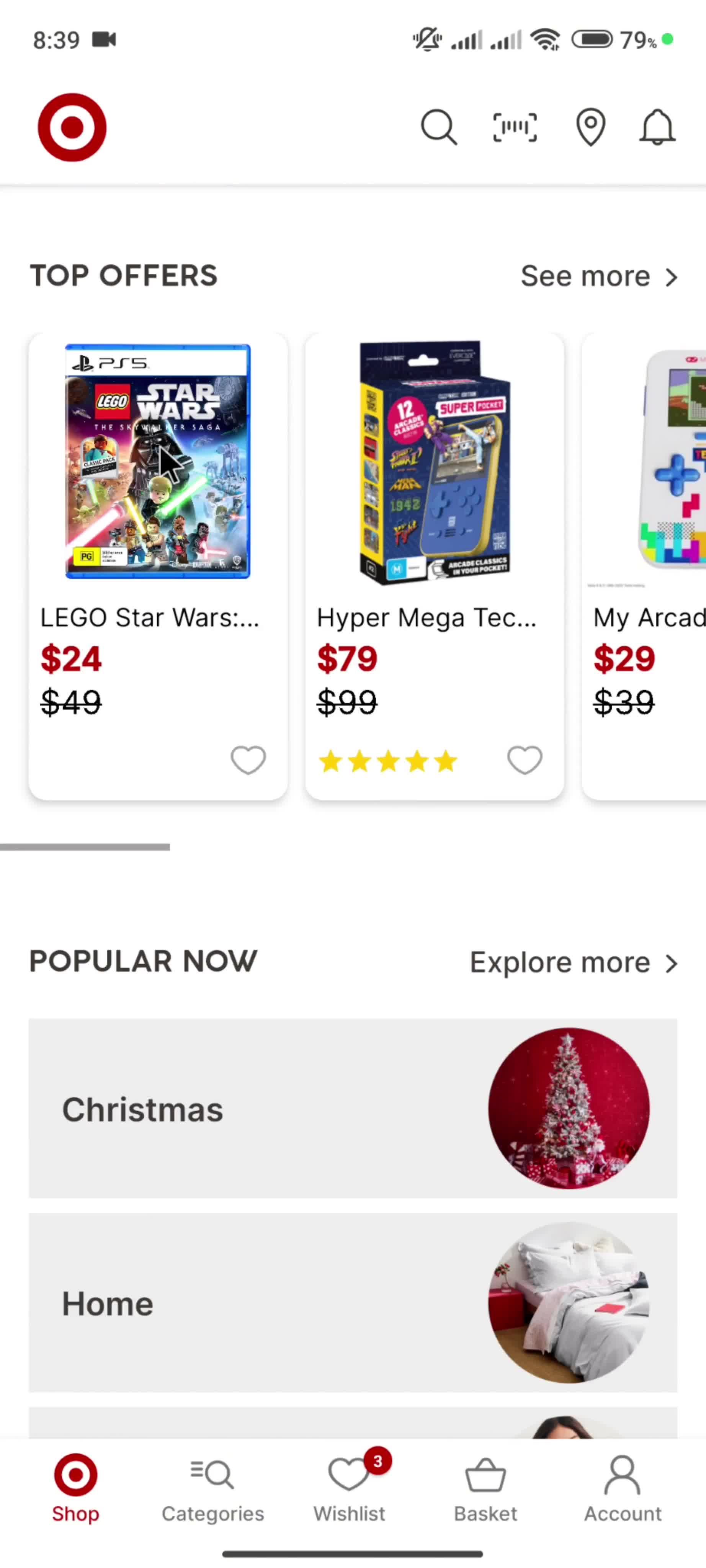 Adding to basket on Target video thumbnail