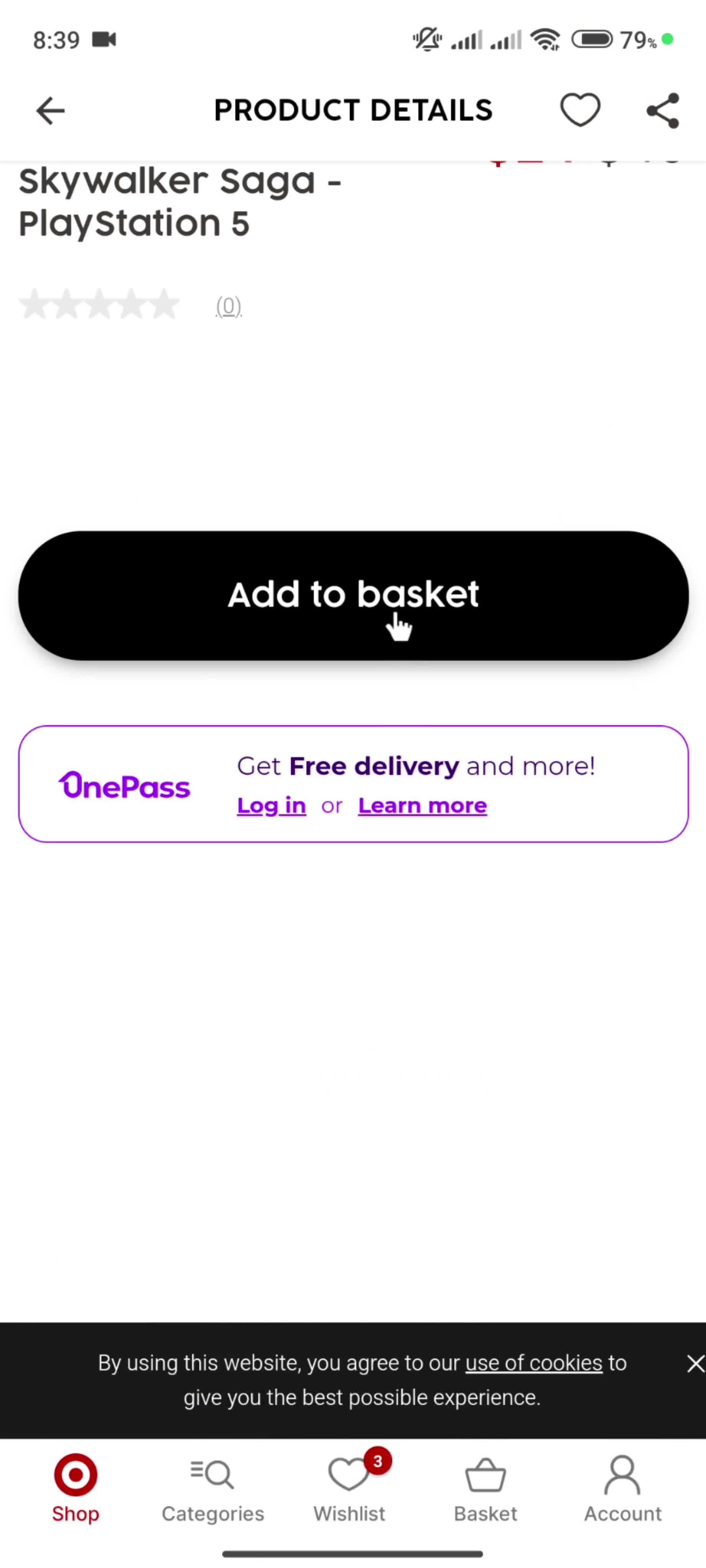 Adding to basket on Target video thumbnail