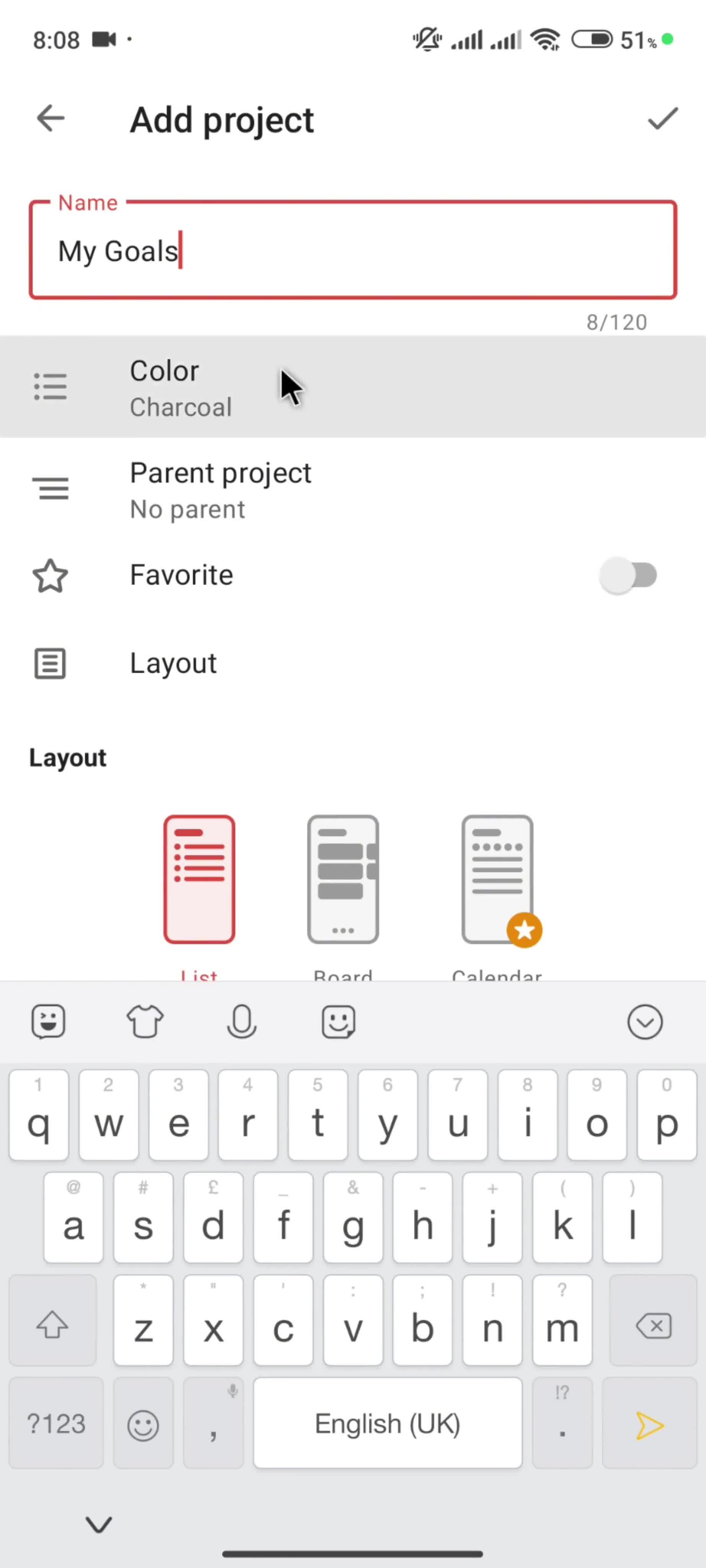 Adding a project screenshot
